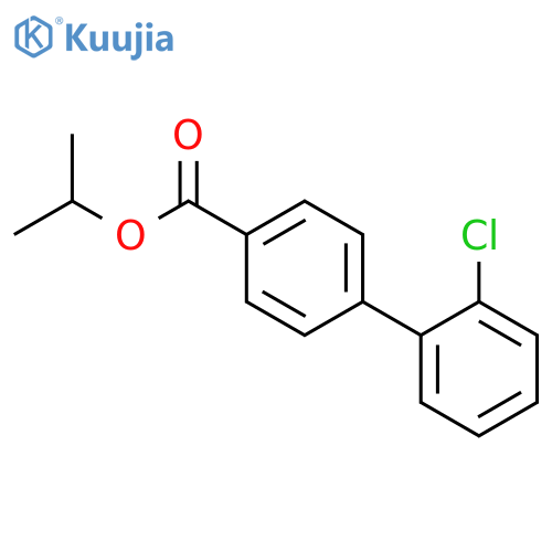 [1,1'-Biphenyl]-4-carboxylicacid, 2'-chloro-, 1-methylethyl ester structure