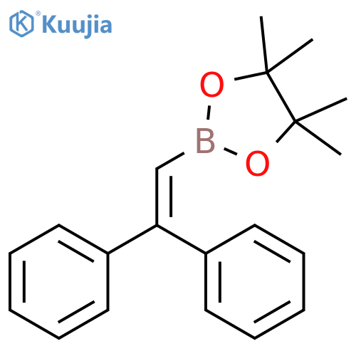 1,3,2-Dioxaborolane, 2-(2,2-diphenylethenyl)-4,4,5,5-tetramethyl- structure