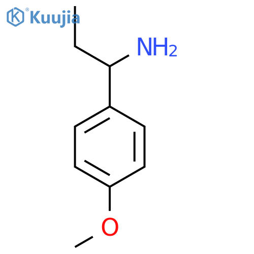1-(4-Methoxyphenyl)propan-1-amine structure