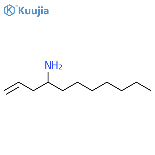1-Undecen-4-amine structure