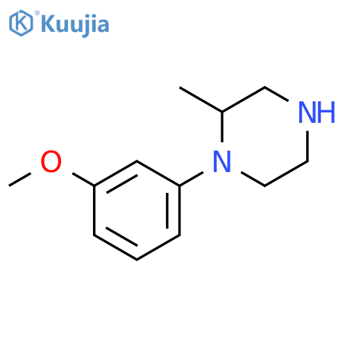 1-(3-methoxyphenyl)-2-methyl-piperazine structure