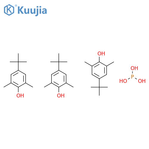 PHENOL, 4-(1,1-DIMETHYLETHYL)-2,6-DIMETHYL-, PHOSPHITE (3:1) structure