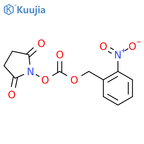 2,5-Dioxopyrrolidin-1-yl (2-nitrobenzyl) carbonate structure