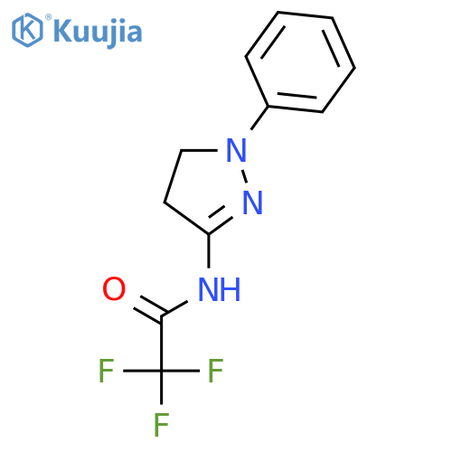Acetamide, N-(4,5-dihydro-1-phenyl-1H-pyrazol-3-yl)-2,2,2-trifluoro- structure