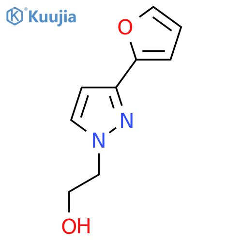 2-[3-(2-Furyl)-1H-pyrazol-1-yl]-1-ethanol structure
