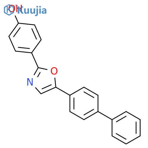 Phenol, 4-(5-[1,1'-biphenyl]-4-yl-2-oxazolyl)- structure