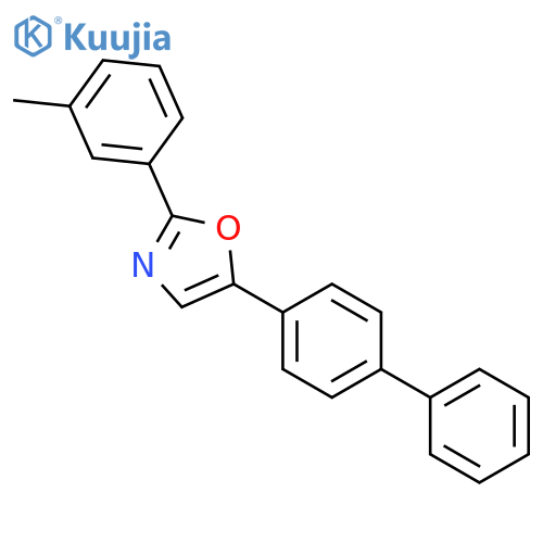 Oxazole, 5-[1,1'-biphenyl]-4-yl-2-(3-methylphenyl)- structure