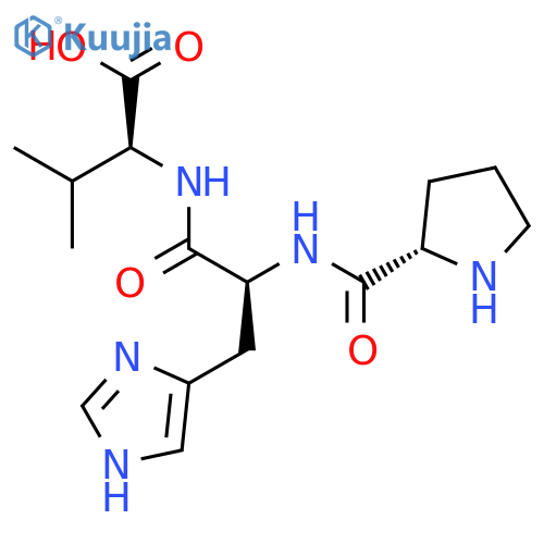 H-Pro-His-Val-OH structure