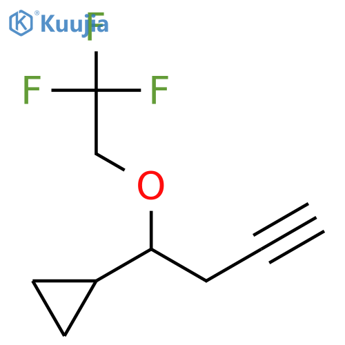 CYCLOPROPANE, [1-(2,2,2-TRIFLUOROETHOXY)-3-BUTYNYL]- structure