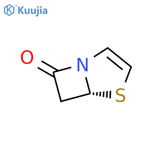 4-THIA-1-AZABICYCLO[3.2.0]HEPT-2-EN-7-ONE, (R)- structure