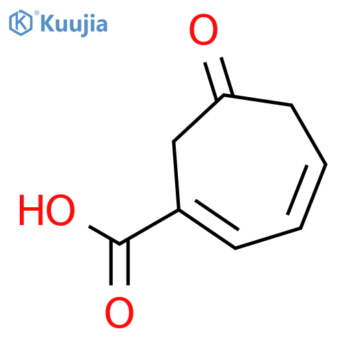 1,3-Cycloheptadiene-1-carboxylicacid, 6-oxo- structure