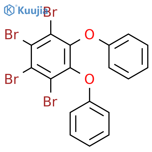 diphenoxybenzene, tetrabromo derivative structure