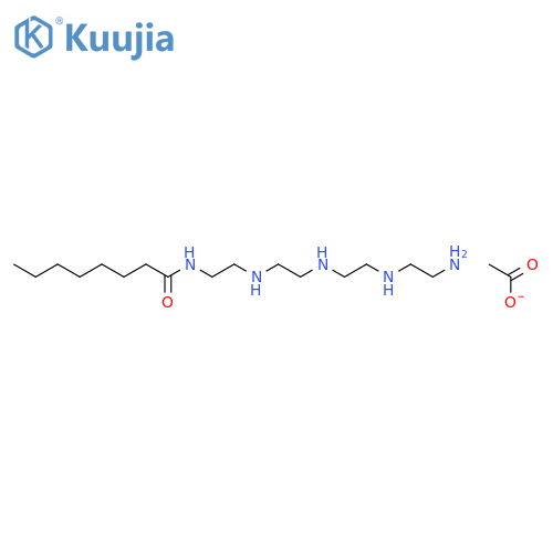 N-(2-((2-((2-((2-Aminoethyl)amino)ethyl)amino)ethyl)amino)ethyl)octanamide monoacetate structure