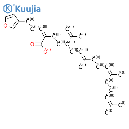 7,11,15-Heptadecatrienoic acid,2-[3-(3-furanyl)propylidene]-8,12,16-trimethyl-5-(1-methylethenyl)-,(2Z,7E,11Z)- structure
