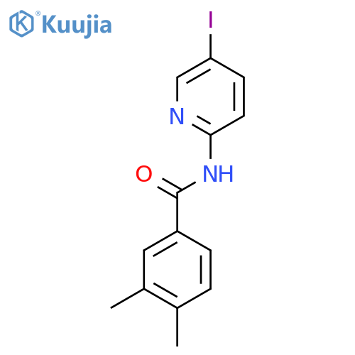 N-(5-Iodopyridin-2-yl)-3,4-dimethylbenzamide structure