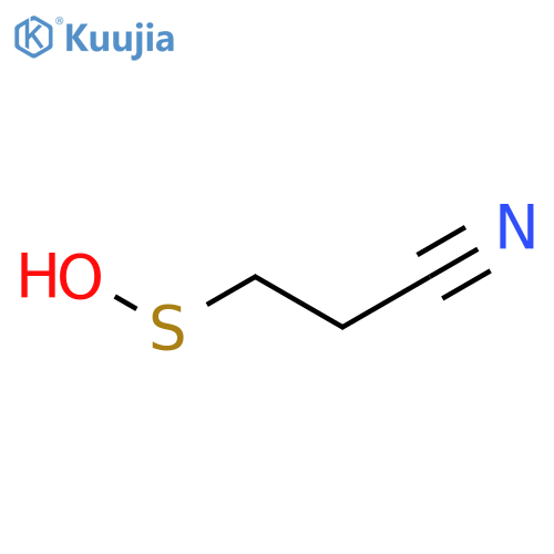 Ethanesulfenic acid, 2-cyano- structure