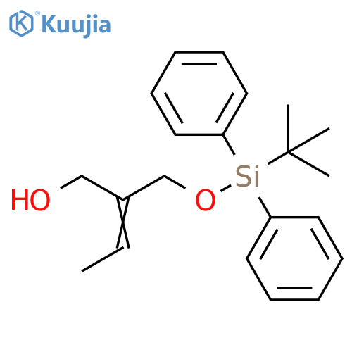 2-Buten-1-ol, 2-[[[(1,1-dimethylethyl)diphenylsilyl]oxy]methyl]- structure