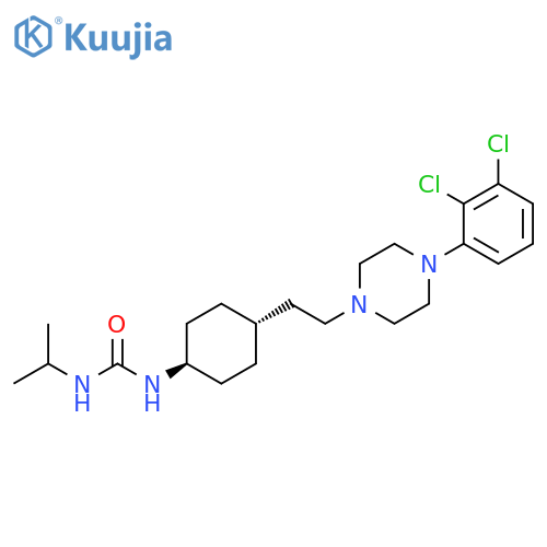 Urea,N-[trans-4-[2-[4-(2,3-dichlorophenyl)-1-piperazinyl]ethyl]cyclohexyl]-N'-(1-methylethyl)- structure