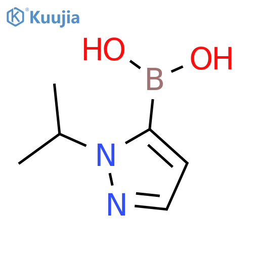 1-Isopropyl-1H-pyrazole-5-boronic acid structure