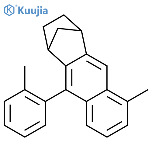 1,4-Methanoanthracene,1,2,3,4-tetrahydro-5-methyl-9-(2-methylphenyl)- structure