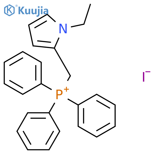 PHOSPHONIUM, [(1-ETHYL-1H-PYRROL-2-YL)METHYL]TRIPHENYL-, IODIDE structure