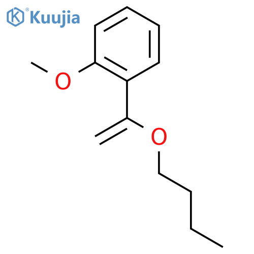 Benzene, 1-(1-butoxyethenyl)-2-methoxy- structure