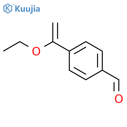 Benzaldehyde, 4-(1-ethoxyethenyl)- structure
