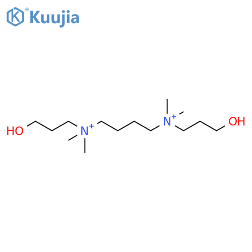 1,4-Butanediaminium, N,N'-bis(3-hydroxypropyl)-N,N,N',N'-tetramethyl- structure
