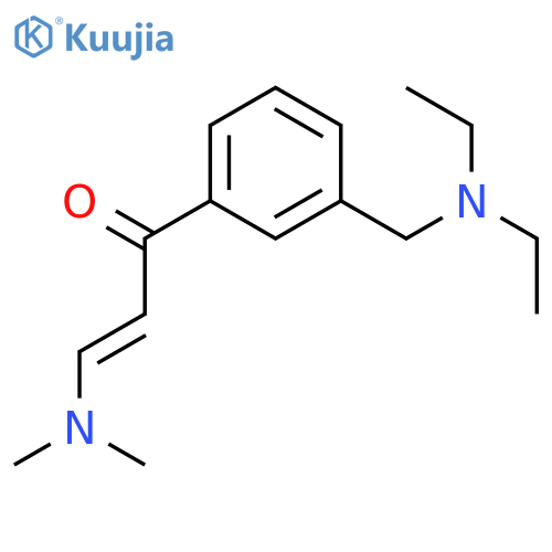 2-Propen-1-one, 1-[3-[(diethylamino)methyl]phenyl]-3-(dimethylamino)- structure