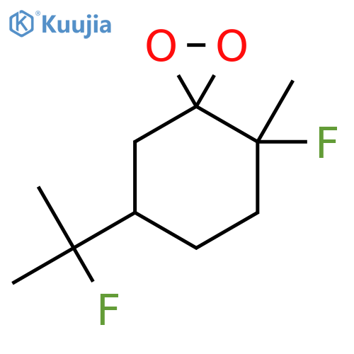 1,2-Dioxaspiro[2.5]octane, 4-fluoro-7-(1-fluoro-1-methylethyl)-4-methyl-,(4R,7R)- structure