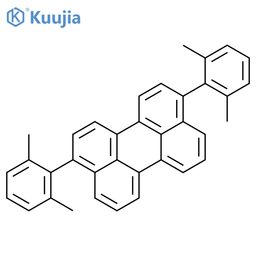 Perylene, 3,10-bis(2,6-dimethylphenyl)- structure