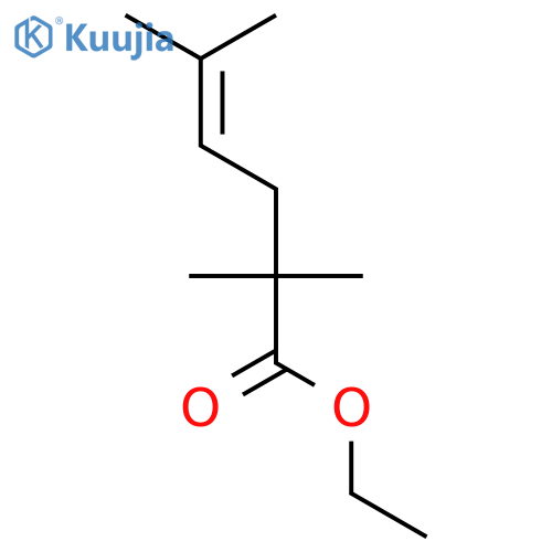 4-Hexenoic acid, 2,2,5-trimethyl-, ethyl ester structure