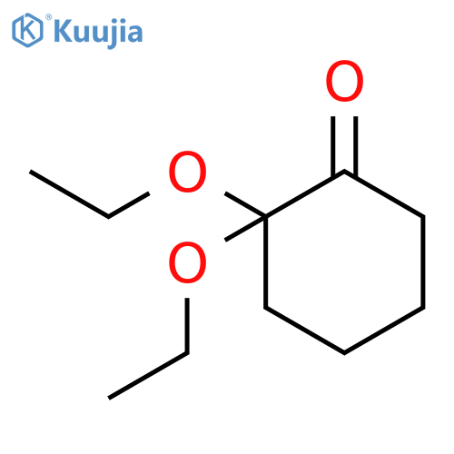 Cyclohexanone, 2,2-diethoxy- structure