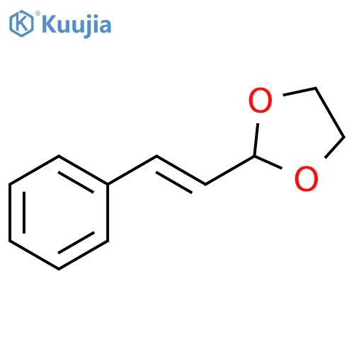 1,3-Dioxolane, 2-(2-phenylethenyl)-, (E)- structure