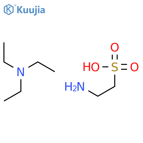 Ethanesulfonic acid, 2-amino-, compd. with N,N-diethylethanamine(1:1) structure