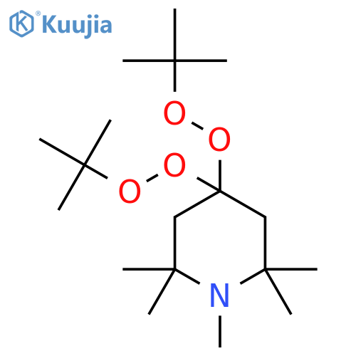 Piperidine, 4,4-bis[(1,1-dimethylethyl)dioxy]-1,2,2,6,6-pentamethyl- structure