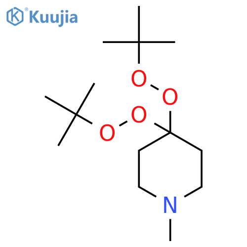 Piperidine, 4,4-bis[(1,1-dimethylethyl)dioxy]-1-methyl- structure