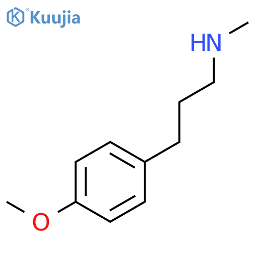 4-Methoxy-N-methyl-benzenepropanamine structure