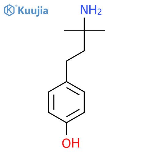 4-(3-Amino-3-methylbutyl)phenol structure