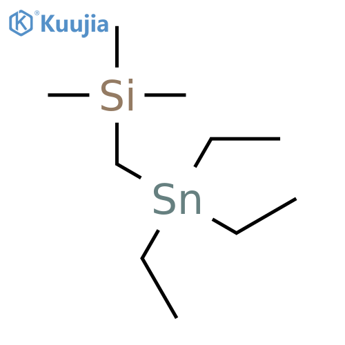 SILANE, TRIMETHYL[(TRIETHYLSTANNYL)METHYL]- structure