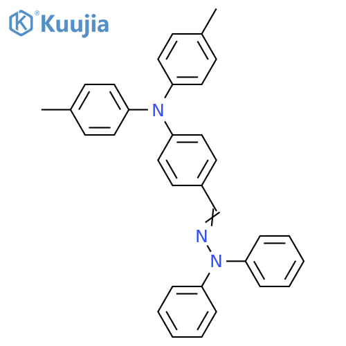 4-Bis(4-methylphenyl)aminobenzaldehyde-1,1-diphenyl-hydrazone structure