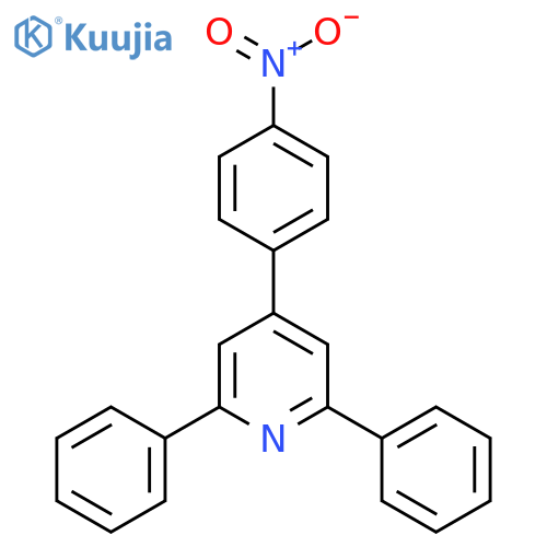 Pyridine, 4-(4-nitrophenyl)-2,6-diphenyl- structure