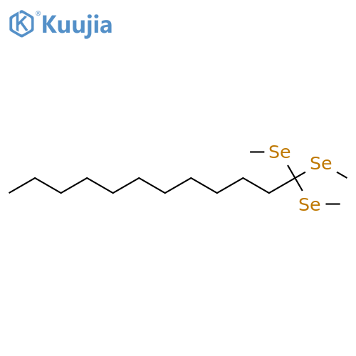 Dodecane, 1,1,1-tris(methylseleno)- structure