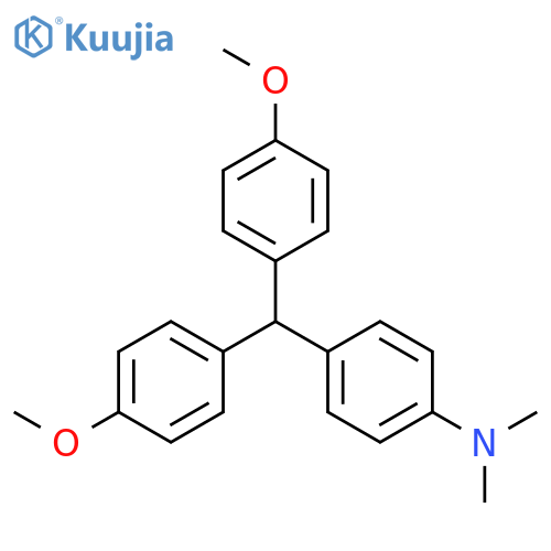 4-[Bis(4-methoxyphenyl)methyl]-N,N-dimethylaniline structure