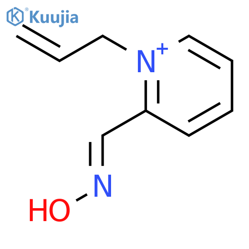 Pyridinium,2-[(hydroxyimino)methyl]-1-(2-propen-1-yl)- structure