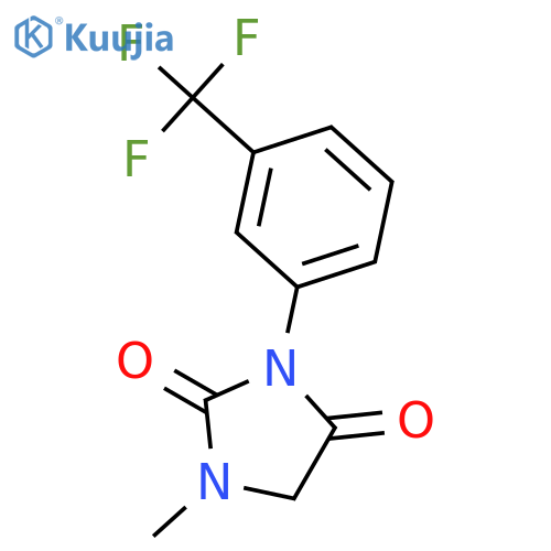 2,4-IMIDAZOLIDINEDIONE, 1-METHYL-3-[3-(TRIFLUOROMETHYL)PHENYL]- structure