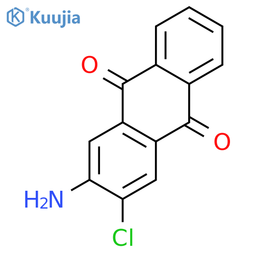 2-amino-3-chloro-9,10-dihydroanthracene-9,10-dione structure