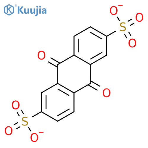9,10-dioxoanthracene-2,6-disulphonic acid structure
