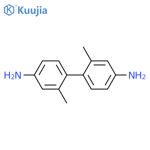2,2'-Dimethyl-1,1'-biphenyl-4,4'-diamine structure