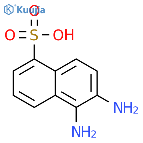 5,6-diaminonaphthalene-1-sulphonic acid structure